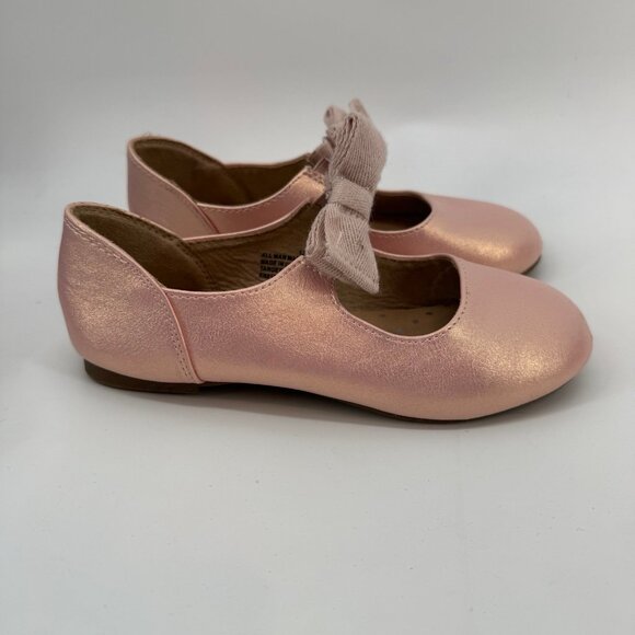 Cat & Jack Girls Pink Ballet Flats Size 12 - Picture 2 of 4